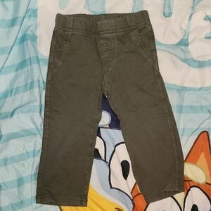 Kids Olive Green Pants